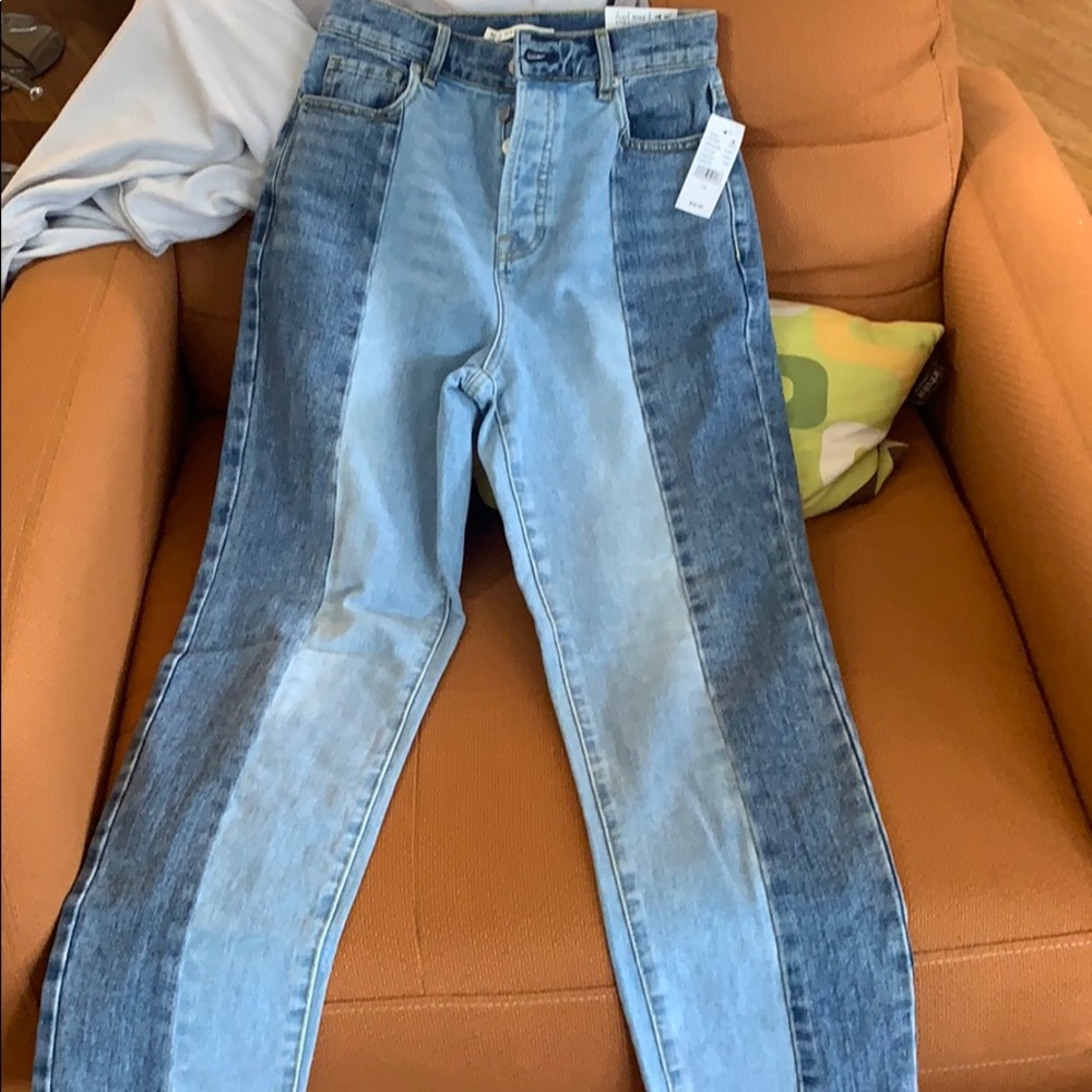 Pacsun high rise straight jeans size 25